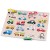 New Classic Toys Vehicles Mini Multicolore Peg Puzzle-Veicoli 10536