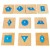 YeahiBaby Giochi Incastro Bambini Geometrici Legno Giocattoli Legno Montessori 10 Pezzi