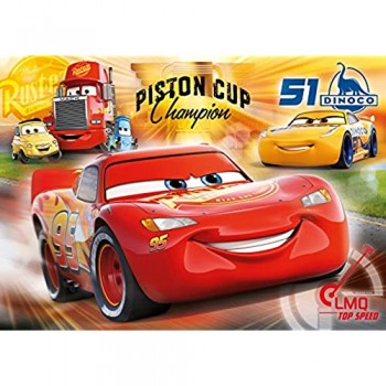 Clementoni- Cars 3 Supercolor Puzzle Maxi 60 Pezzi 26424