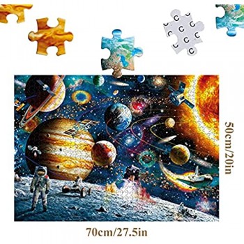 CofunKool 1000 Pezzi Jigsaw Puzzle per Adulti (Pianeti Spaziali)