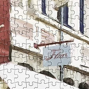 CofunKool Jigsaw Puzzle Adulti 1000 Pezzi Puzzle di Cartone (Paesaggio Lago di Como)