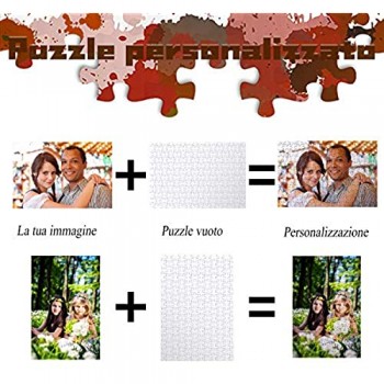 haellerry Puzzle Personalizzati da Foto 1000 500 300 200 Pezzi Puzzle Personalizzati per Immagini per Adulti e Adolescenti (200 Pezzo)