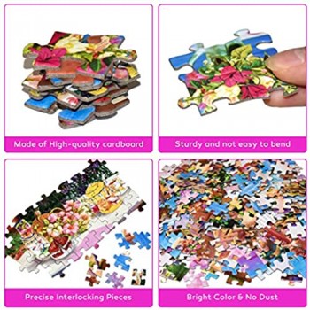 HUADADA Puzzle 1000 Pezzi Puzzle Multicolore 70x50cm Puzzle Adulti Puzzle Bambini 1000 Piece Jigsaw Puzzles Puzzles Classici (Tempo al lago)
