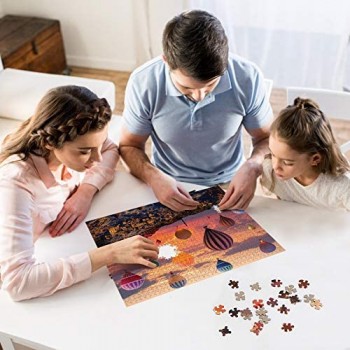 O-Kinee Puzzle Classici 1000 Pezzi Puzzle Mongolfiere Puzzle Fai da Te Paesaggi Giocattoli Educativi Creative Art Regalo Divertente Gioco per Famiglie per Bambini Adulti