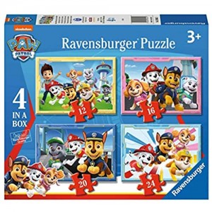 Ravensburger 030651 Paw Patrol 4 Puzzle in a Box per Bambini Età Raccomandata 3+