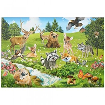 Ravensburger- Animal Club Puzzle 2X24 Pezzi 7830