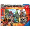 Ravensburger- Gormiti Puzzle per Bambini Multicolore 3 x 49 Pezzi 05016