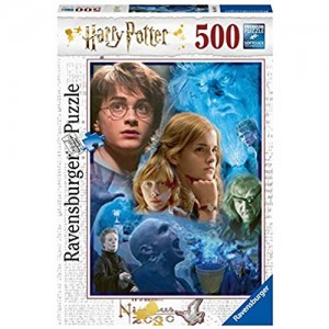 Ravensburger- Harry Potter a Hogwarts Puzzle 500 Pezzi Multicolore 14821