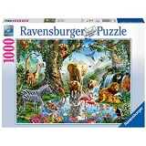 Ravensburger Puzzle 1000 Pezzi Animali della Giungla Collezione Fantasy Puzzle Animali Puzzle per Adulti Puzzle Ravensburger Stampa di Ottima Qualità