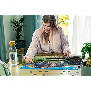 Ravensburger Puzzle 1000 Pezzi Lago di Braies - Dolomiti Puzzle per Adulti Linea Foto & Paesaggi Relax Stampa di Alta Qualità Dimensioni 70x50 cm