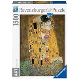 Ravensburger Puzzle 1500 pezzi Dimensioni Puzzle: 80x60 cm Collezione Arte Puzzles da adulti Dipinti Quadri Famosi Puzzle Art Collection Museum Il Bacio di Klimt
