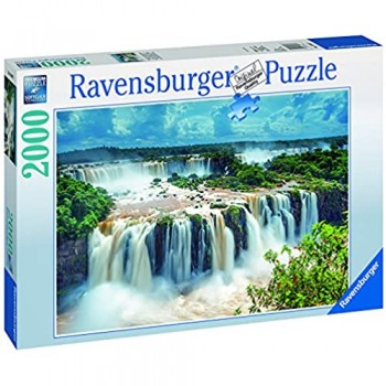 Ravensburger Puzzle 2000 Pezzi Cascata Dell\'Iguazù Brasile Collezione Foto e Paesaggi Jigsaw Puzzle per Adulti Puzzles Ravensburger Stampa di Alta Qualità Dimensione Puzzle: 98 x 75 cm