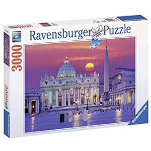 Ravensburger Puzzle 3000 Pezzi Basilica di San Pietro Puzzle Roma Collezione Paesaggi & Foto Puzzle Ravensburger - Stampa di Alta Qualità