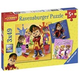 Ravensburger Puzzle Alvin Puzzle 3x49 pz Puzzle per Bambini