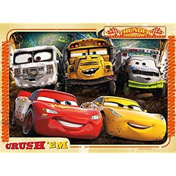 Ravensburger Puzzle Cars 4 Puzzle in a Box 12-16-20-24 Pezzi Puzzle per Bambini Puzzle Cars Età Consigliata 3+ Anni