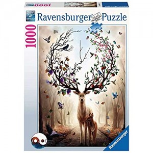 Ravensburger Puzzle- Cervo Magico 1000 Pezzi Jigsaw Adulti Premium Puzzle con Tecnologia Softclick età Consigliata 12+ 15018 2