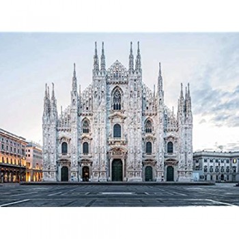 Ravensburger Puzzle Puzzle 1000 Pezzi Duomo di Milano Puzzle per Adulti Puzzle Paesaggi Puzzle Ravensburger - Stampa di Alta Qualità