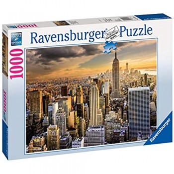 Ravensburger Puzzle Puzzle 1000 Pezzi Maestosa New York Puzzle per Adulti Puzzle New York Puzzle Ravensburger - Stampa di Alta Qualità