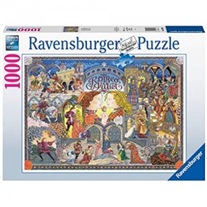 Ravensburger Puzzle Puzzle 1000 Pezzi Romeo & Giulietta Puzzle per Adulti Puzzle Ravensburger - Stampa di Alta Qualità Jigsaw Puzzle