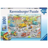 Ravensburger Veicoli in Città - Puzzle 100 Pezzi