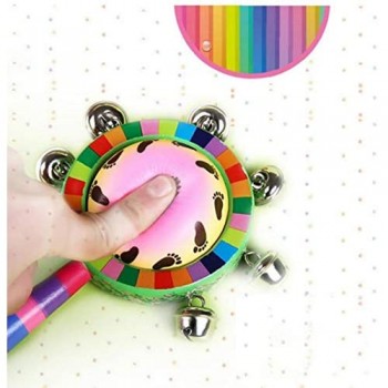 Colorful Rattle letto pavimento Puzzle della Bell ambientale giocattoli educativi
