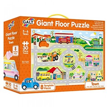 Galt 1005023 Giant Floor Puzzle Town And Road Track per Bambini