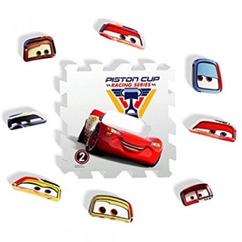 Knorrtoys 21013 – Tappeto Puzzle – Cars – Race of a Lifetime 8 Tappetini (16 Pezzi)
