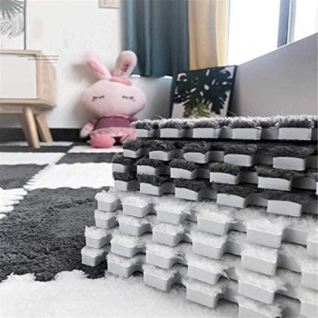 miwaimao Tongquie - Tappetino da gioco per bambini in schiuma a incastro adatto per giochi per bambini soggiorno camera da letto palestra decorazione perfetta (10 pezzi)