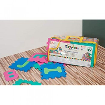 Playshoes Eva Stuoia Puzzle Tappeto Puzzle 36 Pezzi Di Puzzle Pavimento 3.25 M² Totale Spessore: 1 Cm