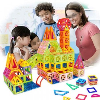 122PCS Pezzi Costruzioni Magnetiche Giocattoli Giochi per Bambini Giocattoli Regali Giochi di Sviluppo Intellettuale 3 4 5 6 Anni