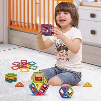 Blocchi Magnetici Giocattoli McDou Set magnetici da costruzione Blocchetti di Costruzione Magnetici Regalo educativo per bambini(80PCS)