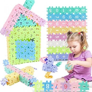 CHABED Magnetico Costruzione Giocattoliblocchi per Bambini Puzzle Giocattolo di Plastica 66 Pezzi