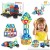 Homofy - Set di 48 blocchi magnetici da costruzione per giocattoli per bambini per 3 4 5 6 7 8 anni giocattoli educativi per ragazze e ragazzi regalo educativo