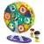 ZWW - Blocco magnetico 3D per bambini con ruota panoramica per giochi di costruzione per bambini e bambine 71 pezzi