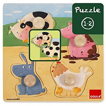 Goula- Bambini Puzzle Multicolore 53069