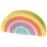 Grimm\'s - Arcobaleno di legno 12 pezzi colori pastello