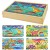 Herefun 4 Pcs Puzzle Legno Puzzle di Legno Bambini Giochi Legno Puzzle Educazione Apprendimento Giocattolo Puzzles Multicolore Giochi Legno Montessori per 3 + Anni Regalo Compleanno (Dinosauri)