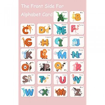 KANCAI Set di Puzzle di Legno Alfabeto ABC Riconoscimento dei Numeri Giocattolo Educativo per Bambini Ragazze Ragazzi