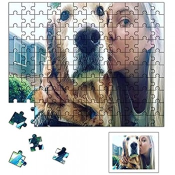 Louisleo Puzzle Personalizzato con Foto Adulti in Legno 1000 500 120 Pezzi - Grandi Jigsaw Puzzles da Qualsiasi Tua Foto Immagine Indimenticabile Regalo di Natale + Poster Originale