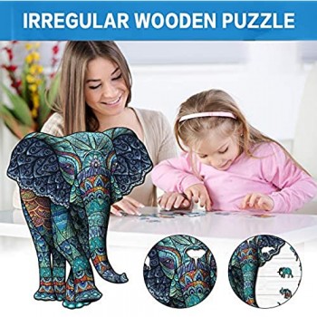 Puzzle in Legno di Animali Puzzle in legno Puzzle con Animali Puzzle in Legno Puzzle dalla Forma Unica Frammenti Bambino Puzzle con Animali Puzzle in Legno Giochi Puzzle Elefante