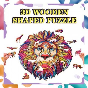 Shmily Puzzle di Animali Unici per Adulti Bambini Adolescenti Puzzle in Legno Regalo Popolare Giocattoli educativi Gioco per Famiglie e Decorazioni per la casa