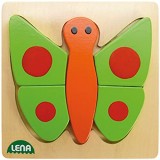 SIMM Spielwaren Lena 32067 - Puzzle in Legno: Farfalla