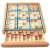 Sudoku Puzzle di Legno di Legno Sudoku Gioco da Tavolo con cassetto per i Bambini I Bambini precoce educativo Cervello Gioco Blu 1Set