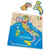 Teorema 40462 - Puzzle d'Italia in Legno Multicolore