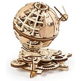 UGEARS 3D di Legno Rotante Modellini da Costruire Puzzle per Adulti-Globo Meccanico 70128