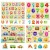 Ulikey Set di 4 Puzzle in Legno per Bambini Puzzle Lettere Alfabeto Mobili Veicoli Puzzle Educativo per Apprendimento Montessori Gioco Blocchi di Regalo per Ragazza Ragazzo (Numero Alfabetico)