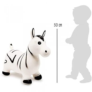 6793 Zebra per saltare small foot sia per interni che esterni in robusta plastica e del peso di soli 1 38 kg a partire da 2 anni.