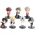 K-POP BTS - Mini statuette di Bangtan Boys Torta Cake Topper Mini statuetta giocattolo in PVC giocattolo per bambini (Versione 2)