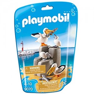 Playmobil- Famiglia di Pellicani Gioco Multicolore 9070