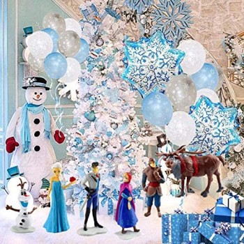 REYOK Frozen Figure Toy 6Pcs Cake Toppers Giocattolo Frozen Shadow Tails Personaggi Figure Giocattoli Bambola Fatta a Mano Bambola Compleanno Decorazione per Bambini Animali Giocattoli